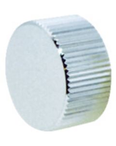 Decorative Nut Vertically Knurled Brass