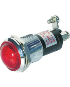 ประเภทการเปลี่ยนหลอดไฟ ไฟแสดงสถานะ LED สว่างมาก (การเชื่อมต่อ AC200V) สีแดง Φ16