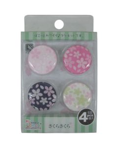 Deco Documents Poko Magnet Sakura Sakura 4 ชิ้น