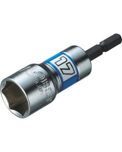 ซ็อกเก็ตดอลลาร์ไฟฟ้า "Strok" ซ็อกเก็ตสั้นหกเหลี่ยมด้านตรงข้าม 17mm