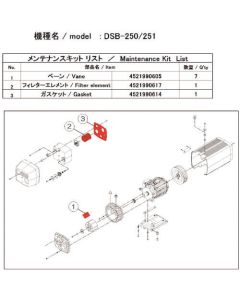 Maintenance Kit for Vacuum Pump