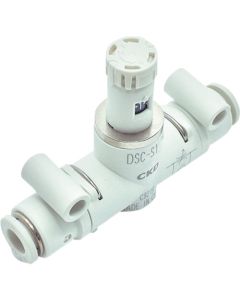 Inline speed controller with adjusting dial