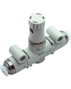 Inline speed controller with adjusting dial
