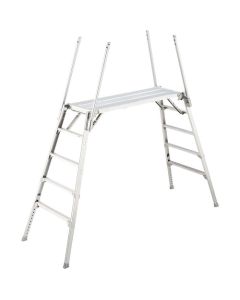 Aluminum 3 Section Telescopic type Triple Ladder