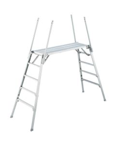 Aluminum 3 Section Telescopic type Triple Ladder