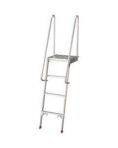 Aluminum Temporary Stairs for construction site DV 1อัน