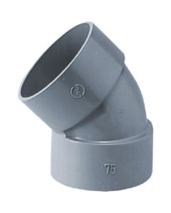 ข้อต่อ DV ข้องอ 45° DV-45L 75