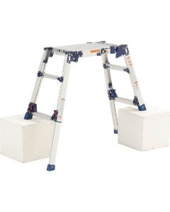Portable Work Platform with 4 Adjustable Legs [mini top platform slide type] 1อัน