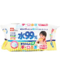 IP Water 99% ผ้าเช็ดมือและปาก 60 x 3