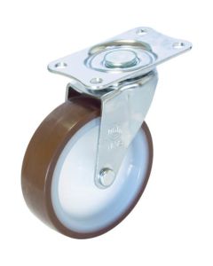 Plate Type Caster E series  (nylon wheel urethane tire)