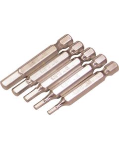 Hexagon Bit Shank 6.35mm Groove 9mm 1pc 1เส้น