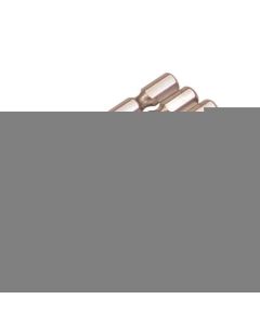 Hexagon Bit Taper Head Shank 6.35mm Groove 13mm 1pc 1เส้น