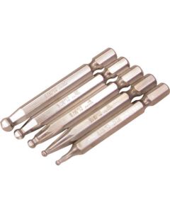 Hexagon Bit Taper Head Shank 6.35mm Groove 13mm 1pc 1เส้น
