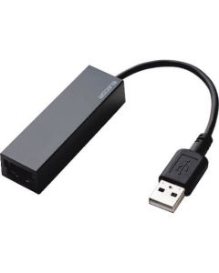 อะแดปเตอร์ USB 2.0 LAN Type-A สีดำ