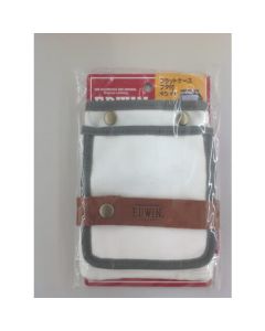 เคสสมาร์ทโฟนมีฝาปิด สีขาว