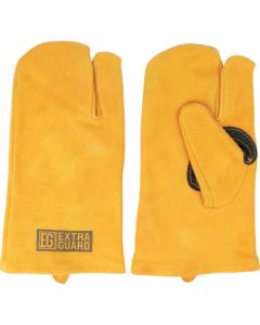 Cow Split Leather Gloves 1ชุด
