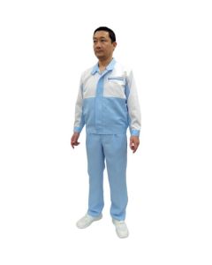 ADCLEAN Clean Uniform(Jacket) WhiteXBlue Size:3L 1แผ่น