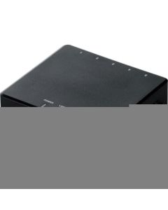 100BASE-TX สวิตชิ่งฮับ 5 พอร์ต สีดำ (พร้อมแม่เหล็ก)