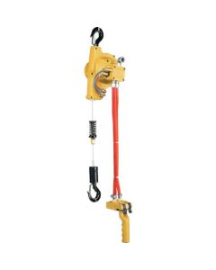 รอกสลิงลม เชือกลวด พร้อม Pendant Switch 60kg 0.6Mpa (1.9m)
