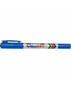 ปากกาเคมี Artline 041T (0.4mm & 1.0mm) 2 หัว Blue