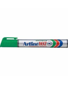 ปากกาเคมี Artline 107 (1.5mm) หัวกลม Green