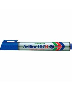 ปากกาเคมีเติมหมึกได้ Artline 107R (1.5mm) หัวกลม Blue