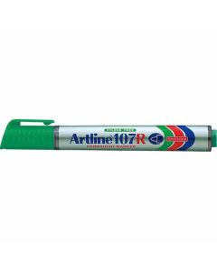 ปากกาเคมีเติมหมึกได้ Artline 107R (1.5mm) หัวกลม Green
