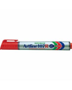 ปากกาเคมีเติมหมึกได้ Artline 107R (1.5mm) หัวกลม Red