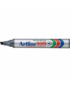 ปากกาเคมี Artline 109 (2.0 - 5.0mm) หัวตัด Black