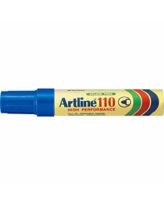 ปากกาเคมี Artline 110 (4.0mm) หัวกลม Blue