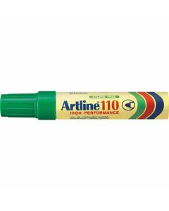 ปากกาเคมี Artline 110 (4.0mm) หัวกลม Green
