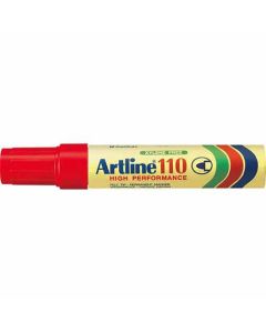 ปากกาเคมี Artline 110 (4.0mm) หัวกลม Red