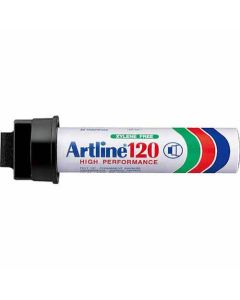 ปากกาเคมี Artline 120 (20.0mm) หัวตัด Black