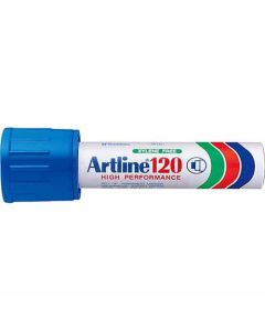 ปากกาเคมี Artline 120 (20.0mm) หัวตัด Blue