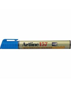 ปากกาไวท์บอร์ด Artline 157 (2.0mm) หัวกลม Blue