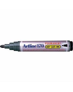 ปากกาเคมี Artline 170 (2.0mm) หัวกลม Black
