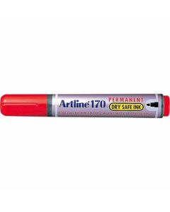 ปากกาเคมี Artline 170 (2.0mm) หัวกลม Red