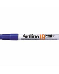 ปากกาอุตสาหกรรม Artline EK-19 (2.0 - 5.0mm) หัวตัด Blue