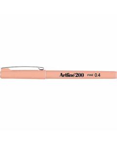 ปากกาหัวสักหลาด Artline 200N (0.4mm) Apricot