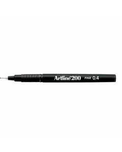 ปากกาหัวสักหลาด Artline 200N (0.4mm) Black