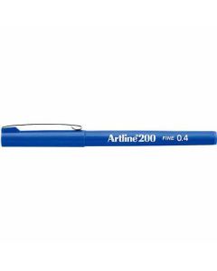 ปากกาหัวสักหลาด Artline 200N (0.4mm) Blue