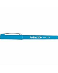 ปากกาหัวสักหลาด Artline 200N (0.4mm) Sky Blue