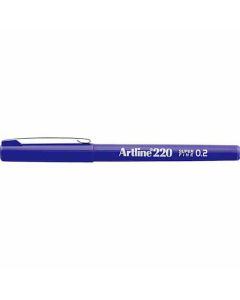 ปากกาหัวไฟเบอร์ Artline 220N (0.2mm) Purple