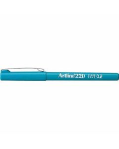 ปากกาหัวไฟเบอร์ Artline 220N (0.2mm) Turqoise