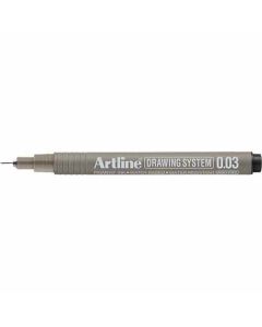 ปากกาเขียนแบบ DRAWING SYSTEM 0.03mm Black