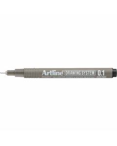 ปากกาเขียนแบบ DRAWING SYSTEM 0.1mm Black