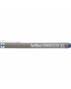 ปากกาเขียนแบบ DRAWING SYSTEM 0.1mm Blue