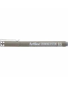 ปากกาเขียนแบบ DRAWING SYSTEM 0.5mm Grey