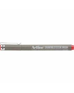 ปากกาเขียนแบบ DRAWING SYSTEM Brush Nib Red