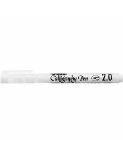 ปากกาคอแร้ง (2.0mm) Flat Nib White